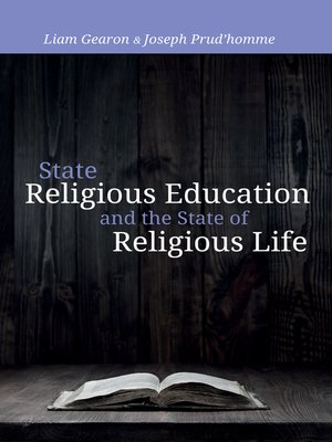 cover image of State Religious Education and the State of Religious Life